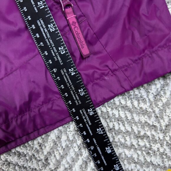 Columbia Womens Jacket Womens M Purple Hooded Interchange Outdoor - Picture 5 of 5